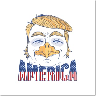 Trump Eagle Posters and Art